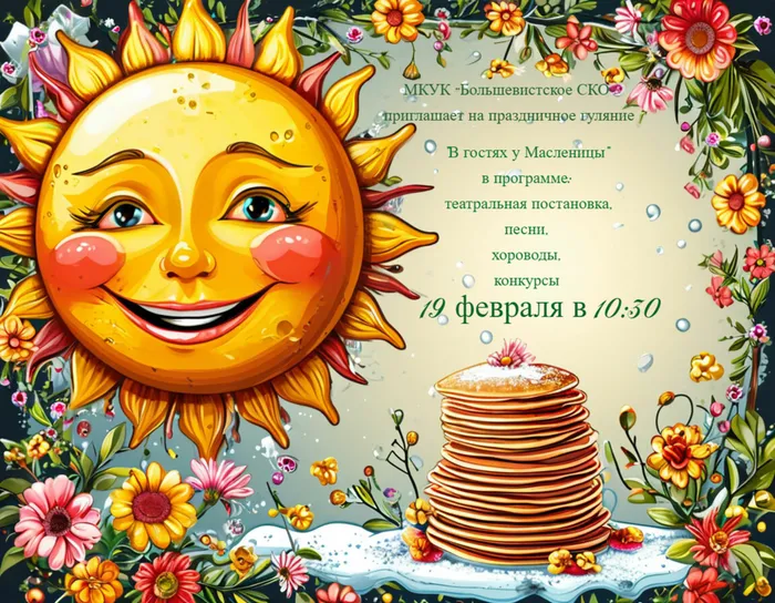 афиша на масленицу